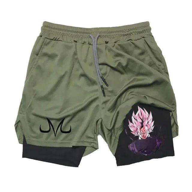 Anime Shorts Hommes Fitness Gym Formation