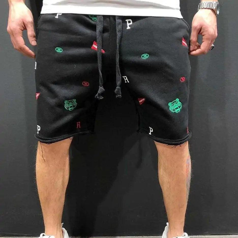 Short de sport tricoté pour hommes