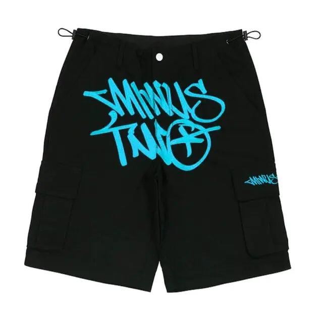 Y2k Shorts Hip Hop Denim Gym Shorts - ENVYWEAR