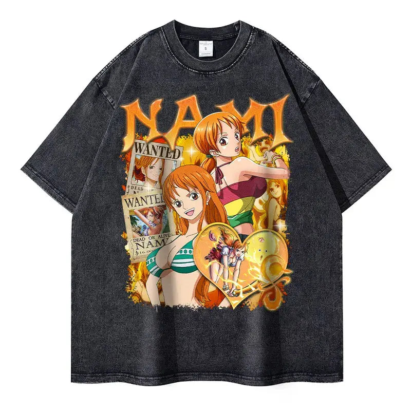 "One Piece" T-shirts Oversized - ENVYWEAR