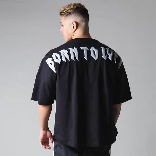 T-shirt oversize « BORN TO LYFT »