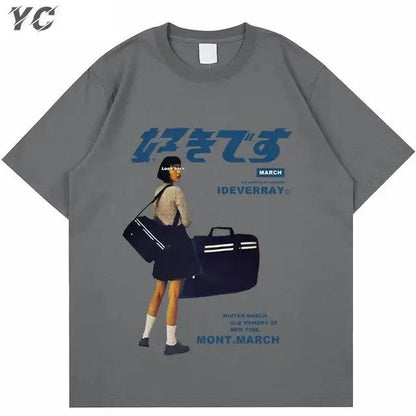 T-shirt surdimensionné pour hommes d’été
