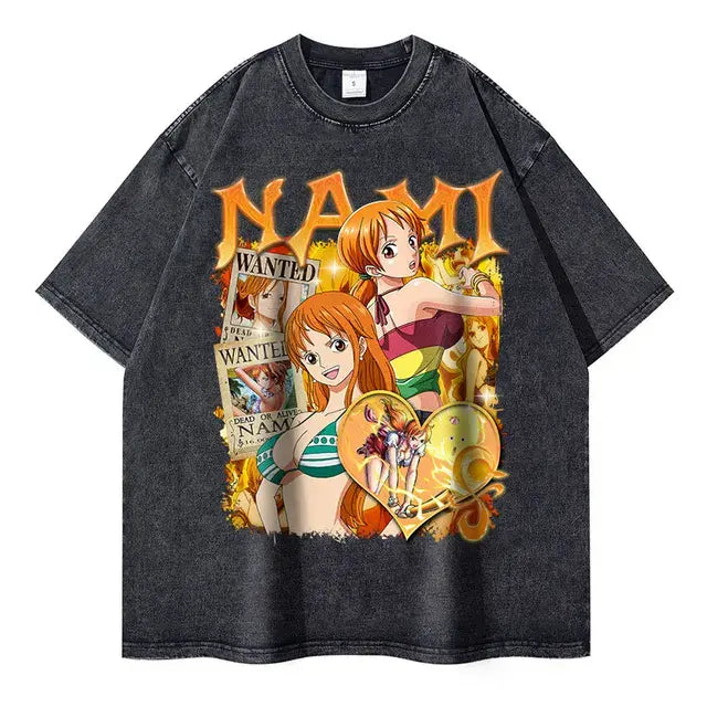 "One Piece" T-shirts Oversized - ENVYWEAR