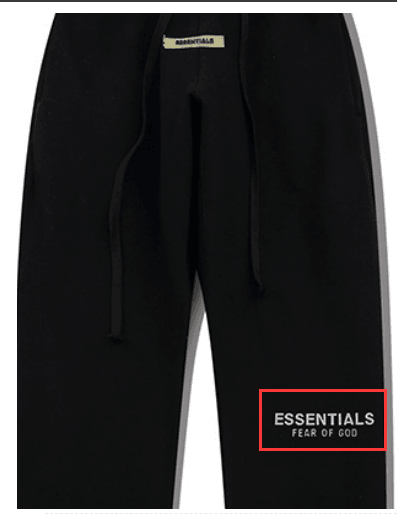 Pantalon de survêtement à imprimé réfléchissant