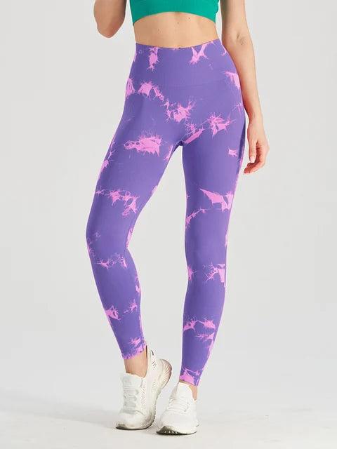 Seamless Tie Dye Leggings - ENVYWEAR