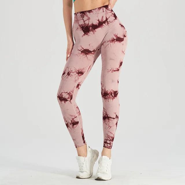 Seamless Tie Dye Leggings - ENVYWEAR