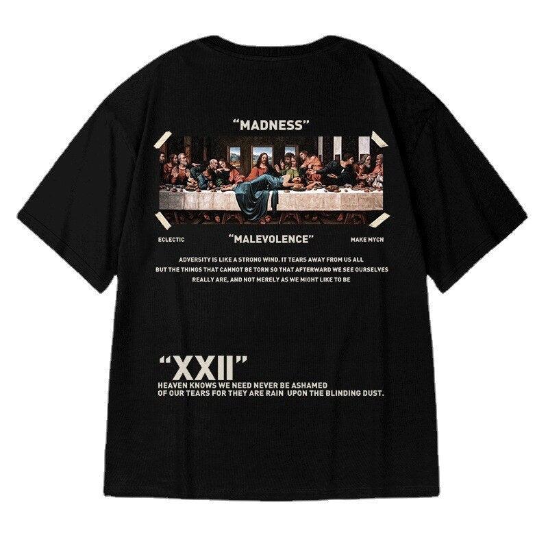 T-shirts oversize - Imprimé La Cène