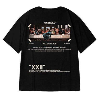 T-shirts oversize - Imprimé La Cène