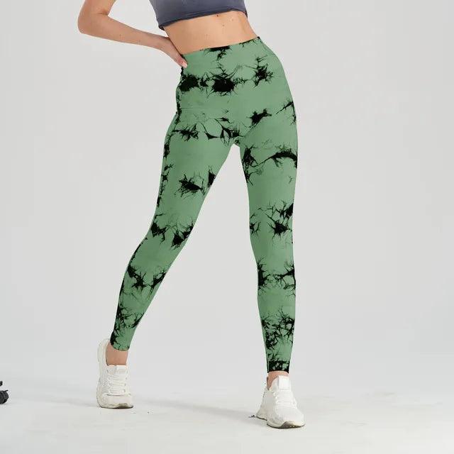 Seamless Tie Dye Leggings - ENVYWEAR