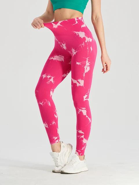 Seamless Tie Dye Leggings - ENVYWEAR