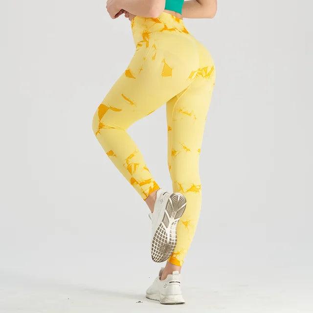 Seamless Tie Dye Leggings - ENVYWEAR