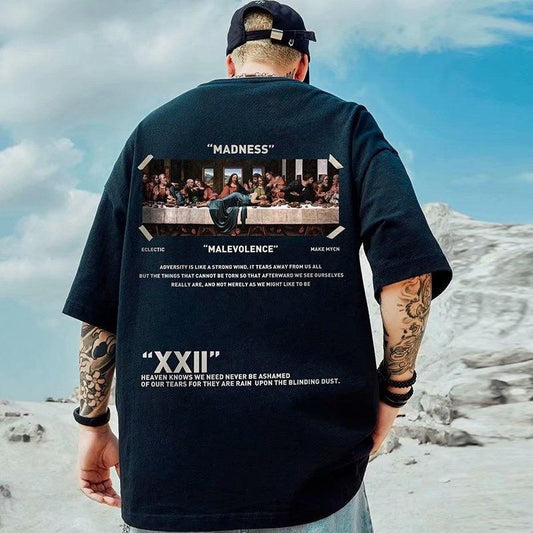 T-shirts oversize - Imprimé La Cène