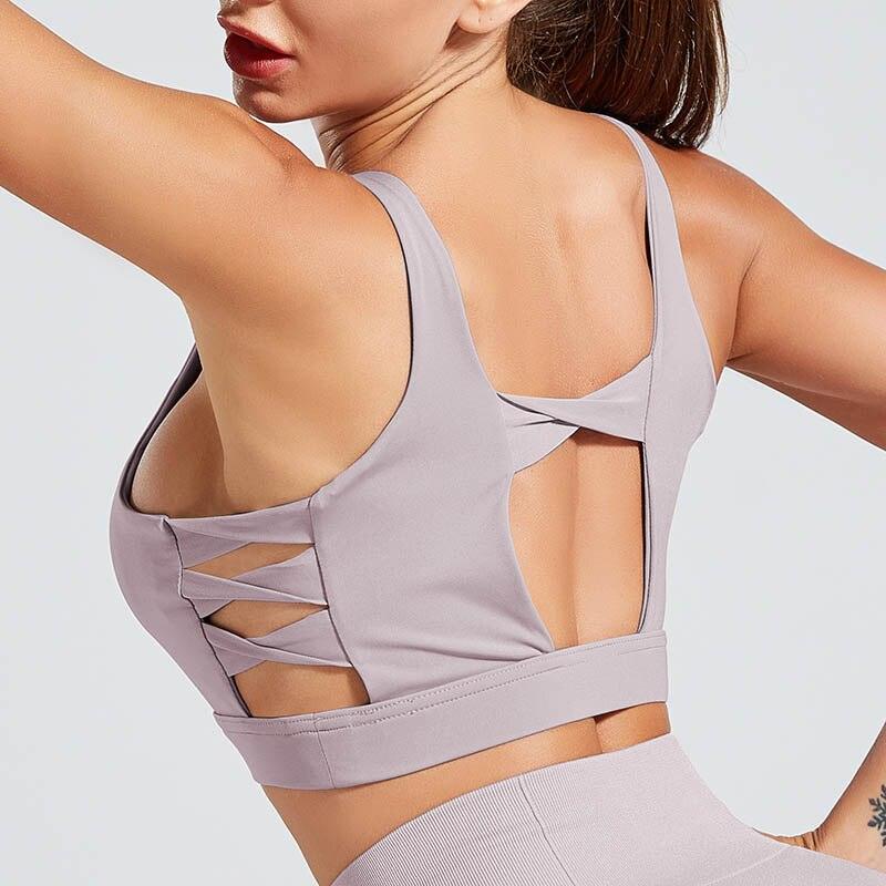 Breathable Fitness Shockproof Sports Bra - ENVYWEAR