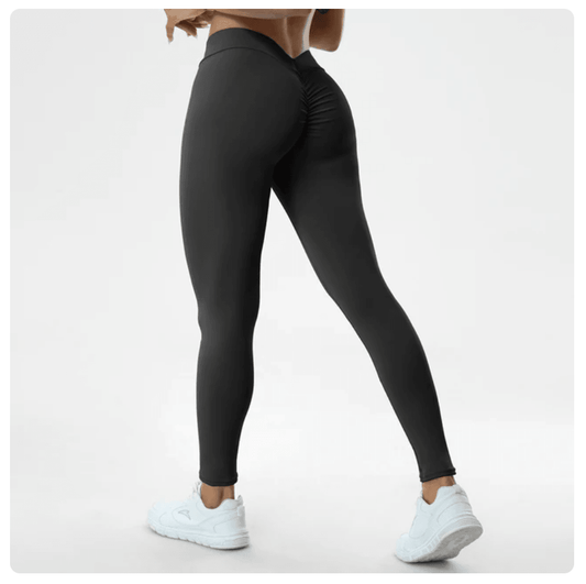 Pantalon taille haute sexy avec fesses en V et push-up