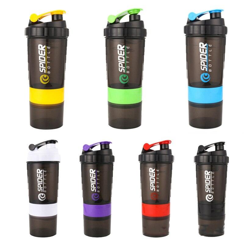 Bouteille shaker à couches