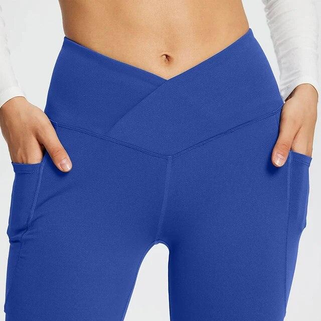 Legging évasé avec poches latérales