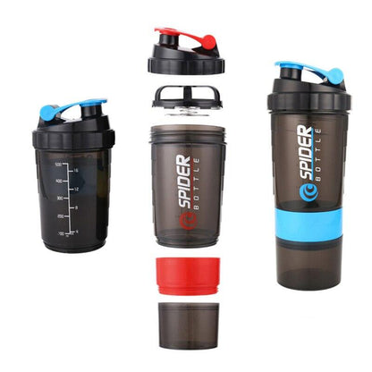 Bouteille shaker à couches