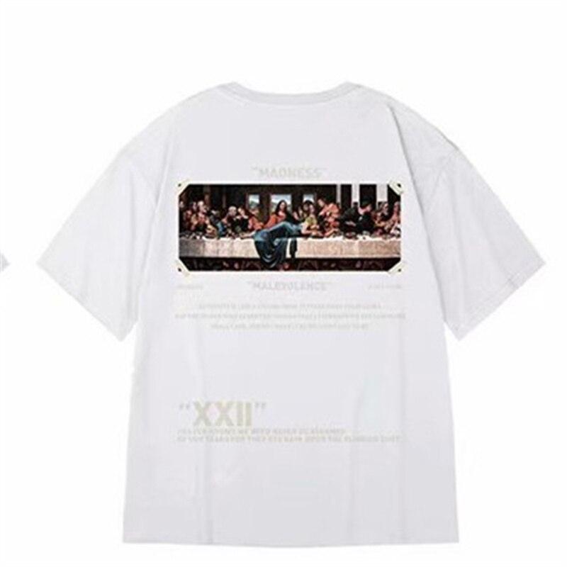 T-shirts oversize - Imprimé La Cène