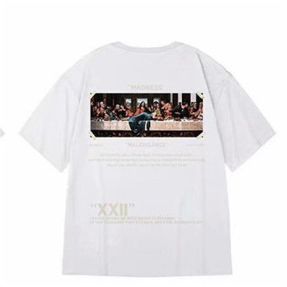 T-shirts oversize - Imprimé La Cène