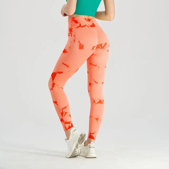 Seamless Tie Dye Leggings - ENVYWEAR