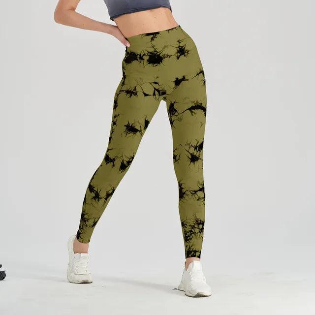 Seamless Tie Dye Leggings - ENVYWEAR