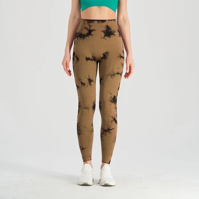 Seamless Tie Dye Leggings - ENVYWEAR