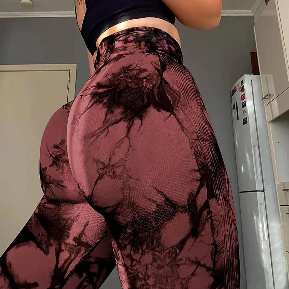 Seamless Tie Dye Leggings - ENVYWEAR