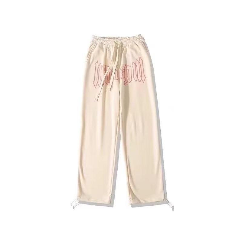 Pantalon de jogging droit à imprimé lettre