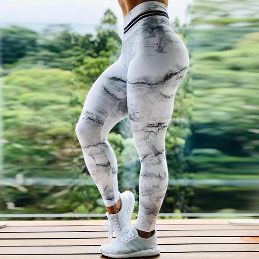 Legging imprimé marbré