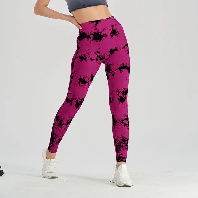 Seamless Tie Dye Leggings - ENVYWEAR