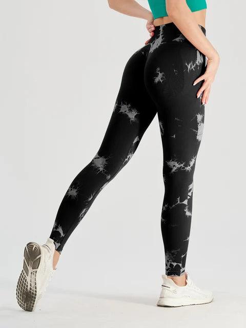 Seamless Tie Dye Leggings - ENVYWEAR