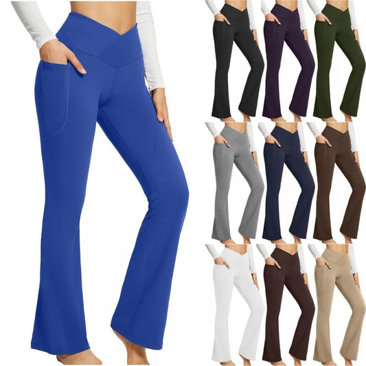 Flare Leggings with Side Pockets
