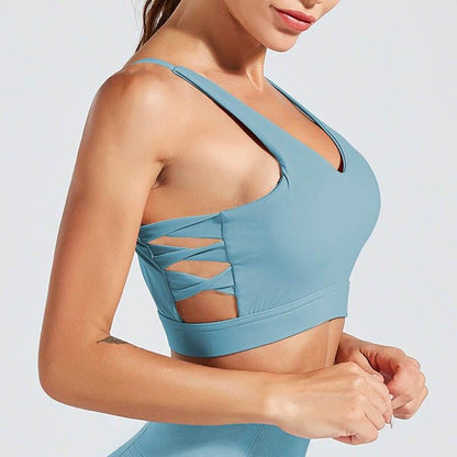 Soutien-gorge de sport respirant et résistant aux chocs