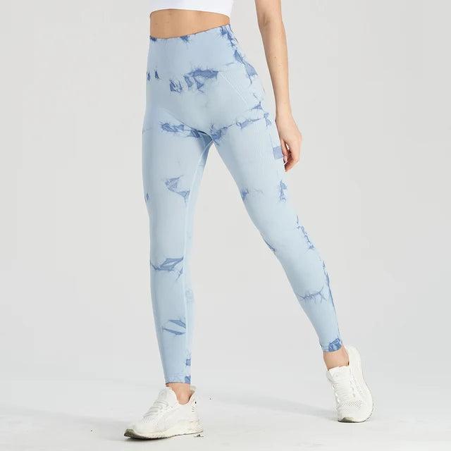 Seamless Tie Dye Leggings - ENVYWEAR