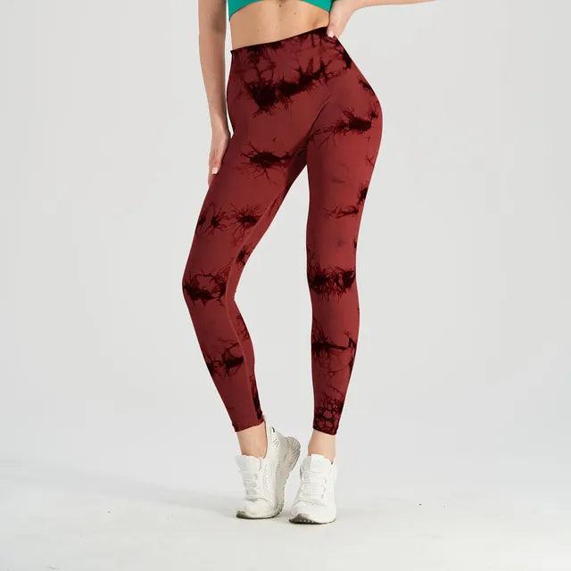 Seamless Tie Dye Leggings - ENVYWEAR