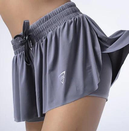 Flowy Running Yoga Workout Shorts - ENVYWEAR