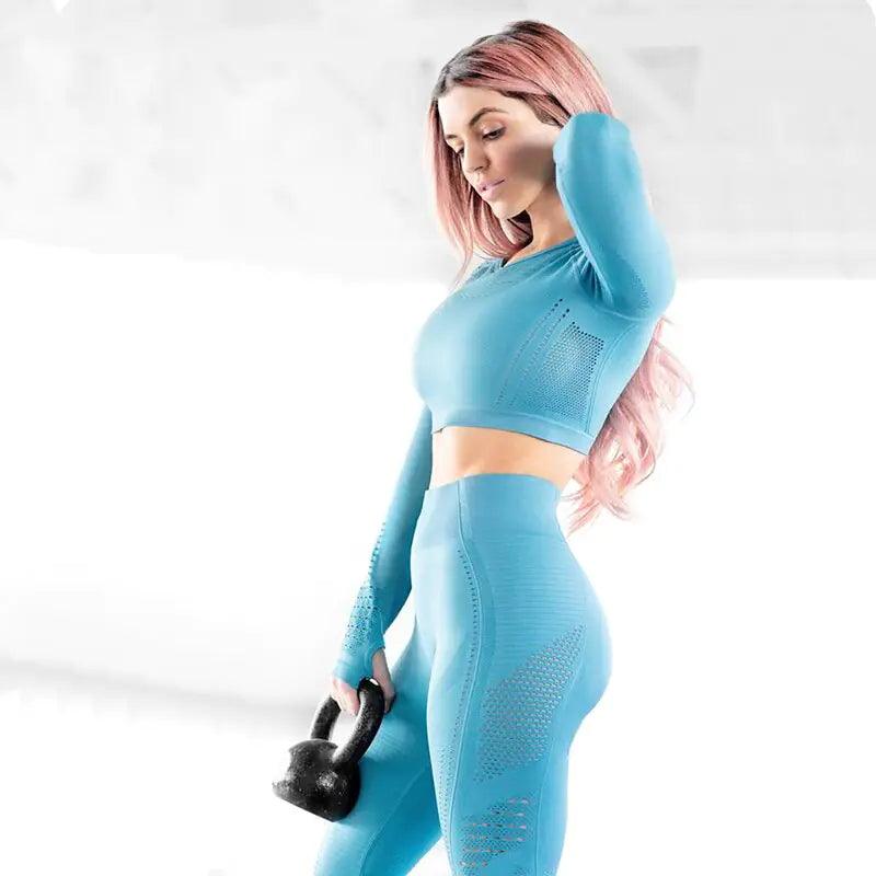 Seamless Women Sweat Sets - ENVYWEAR
